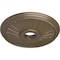 Ekena Millwork Berkshire Ceiling Medallion (Canopies up to 6 3/8"), 20 1/8"OD x 3 7/8"ID x 1 7/8"P, Warm Silver CM20BE1WSS - alternate 4